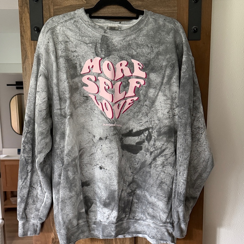 More Self Love Burn Boot Camp Crewneck Sweatshirt